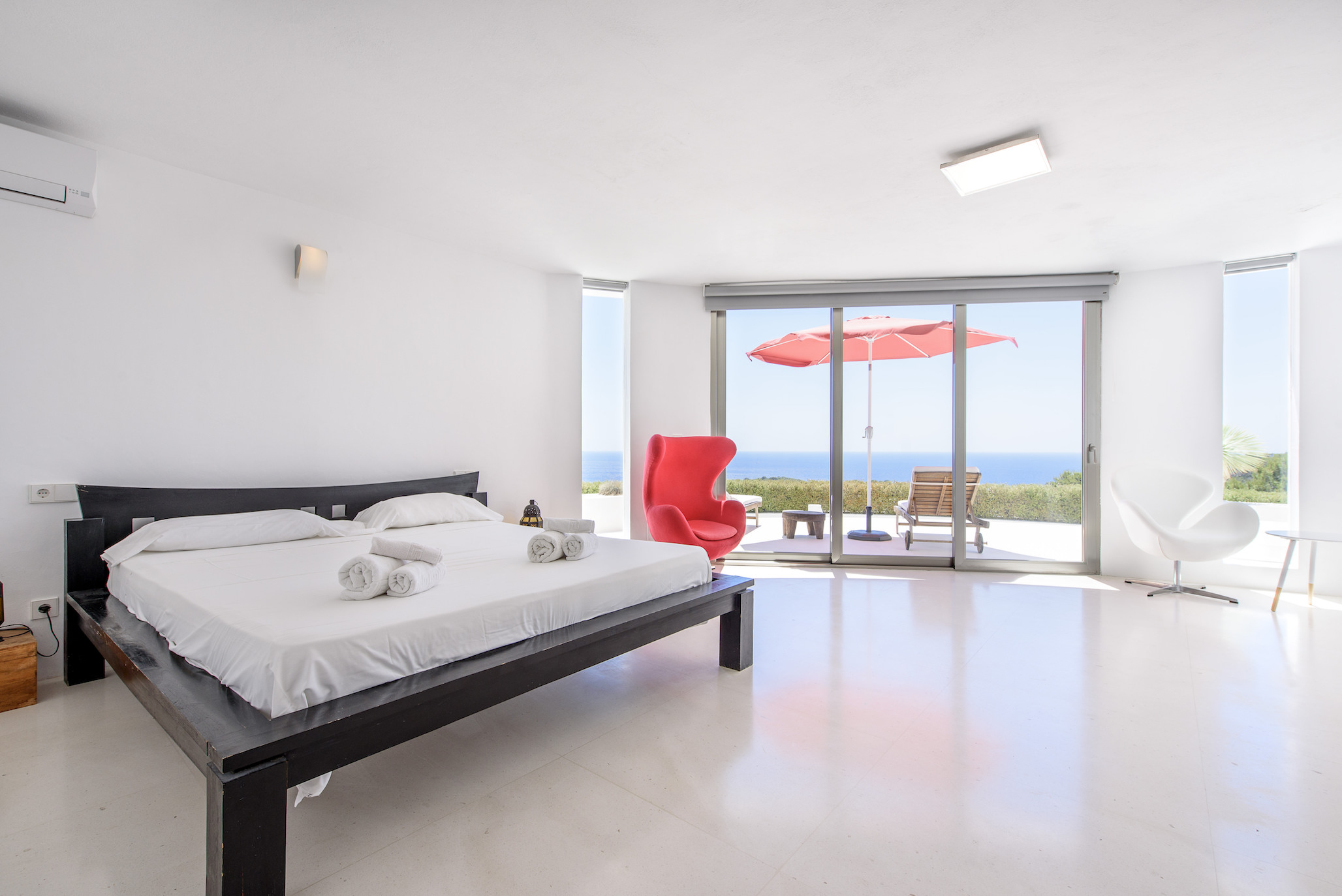 Resa Estates modern villa for sale te koop Cala Tarida Ibiza bedroom 1.jpg